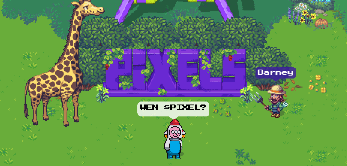 this_666's tweet photo. @pixel_barney WEN $PIXEL?!                                              @GR33NPOLLO I wanted to thank you for sharing those incredible moments playing 'Pixels.' The fun multiplied thanks to your company. What a great gaming experience! I hope we can repeat it soon.... 🚀🚀🚀🥳 https://t.co/dSOtPajiuB