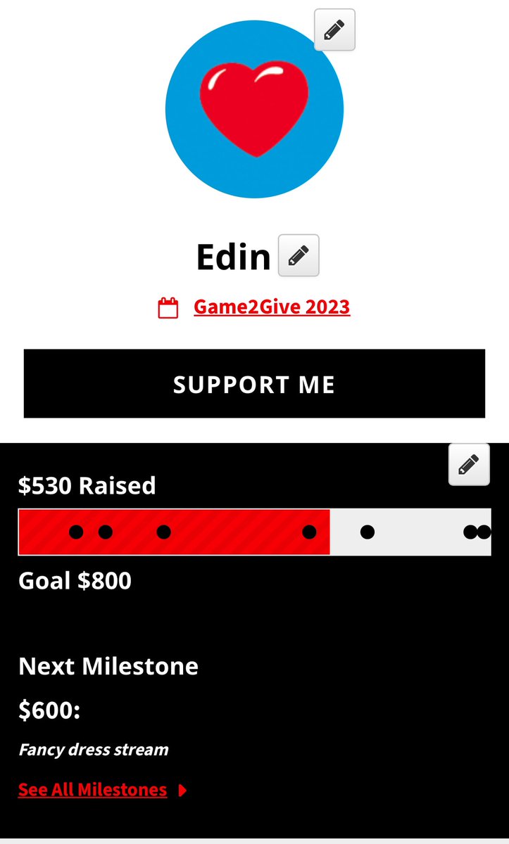 Edin_TTV's tweet photo. Absolutely overwhelmed with this goal!! Never in a million years I’d think of raising $100 never mind $500!! The community really is amazing!! #emblemgiveaways #game2give @Bungie @BungieLove https://t.co/Cp0OCoGJWd