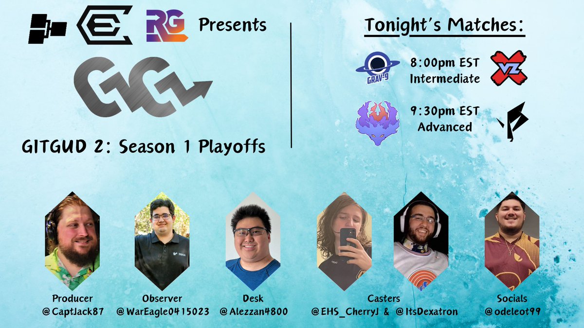 GitGud_Events's tweet photo. With Winner's Finals decided, we're at the point of no return. Who will start their climb back to the Grand Finals?
8pm EST - Grav-9 vs @VolumeZeroORG Espionage
9:30pm EST - @MarmorisEsports Abyssal vs NCSU Black
Live in 5 at https://t.co/XnYgEwKH9H!
#GITGUDisBACK https://t.co/4o9bbp26fs