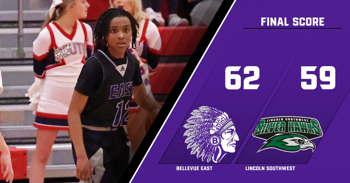 The Chieftains finish a tough 3 game week with a 62-59 win over #2 Lincoln SW! @TNiyahWilson 21 pts,7 rb, 6 ast @branijackson_ 16 pts, 3 ast @mya_weber1 9 pts, 8rb @jamylagilmore32 8 pts, 5 rb, 3 ast @zoeyhoward_2 3pts, 2rb @jones_loveyah 2pts Peyton Luderman 3 pts #nebpreps