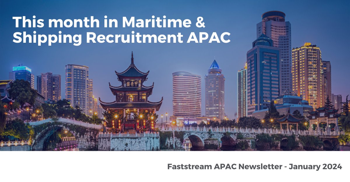 Have you had the chance to dive into the latest edition of our APAC LinkedIn Newsletter? We're thrilled to bring you a comprehensive overview of all things Maritime & Shipping Recruitment in the APAC region.

Read here: linkedin.com/pulse/month-ma…

#APAC #linkedinnewsletter #maritime