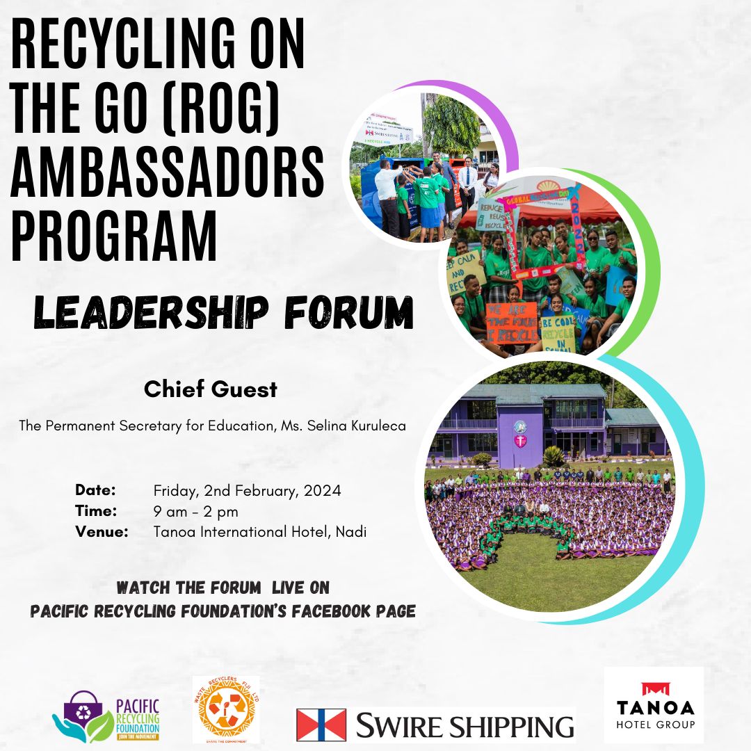 📢 THREE MORE DAYS TO GO ‼️

Watch our Future Leaders from Jai Narayan College, Jasper Williams High School, and Nadi Sangam Primary School come together to discuss matters surrounding waste management and recycling ♻️ 

#sharethecommitment 
#jointhemovement