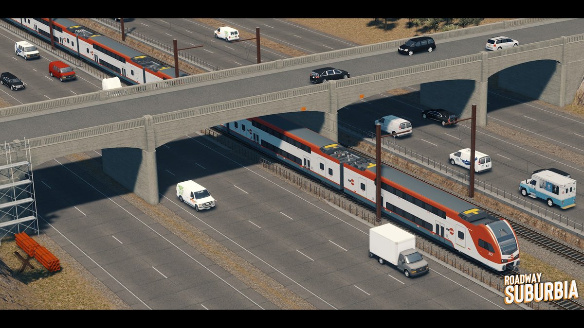 RELEASED: ROADWAY Suburbia - Mulholland Drive Overpass. 

2 Lane overpass network compatible with previously released suburban roads. Collab with <a href="/TheGeze/">Gèze</a> 

steamcommunity.com/sharedfiles/fi…