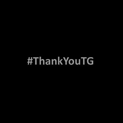 #RIPTG If you followed @TG22110 I would love for us to be friends. #ThankYouTG Thank you for bringing us together, you wonderful, beautiful human being. Can you see us? We're all here and we're together, and you are a big part of that.