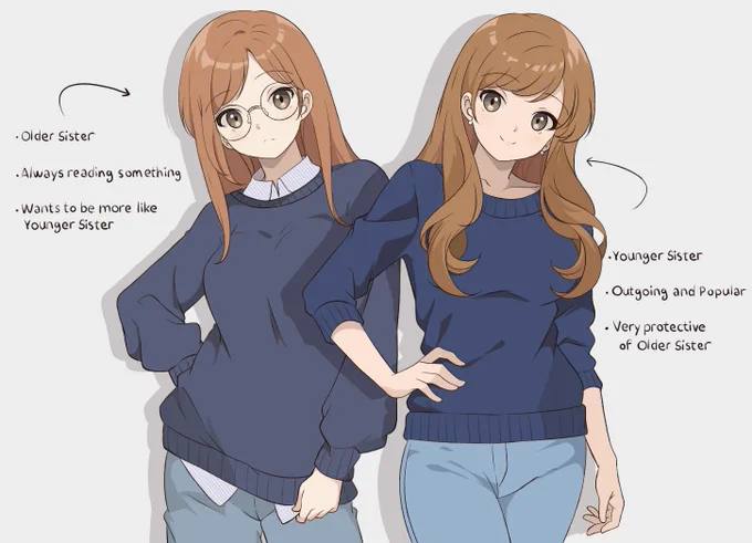 Yesterday and today's characters together! No names yet, so suggestions are appreciated! 