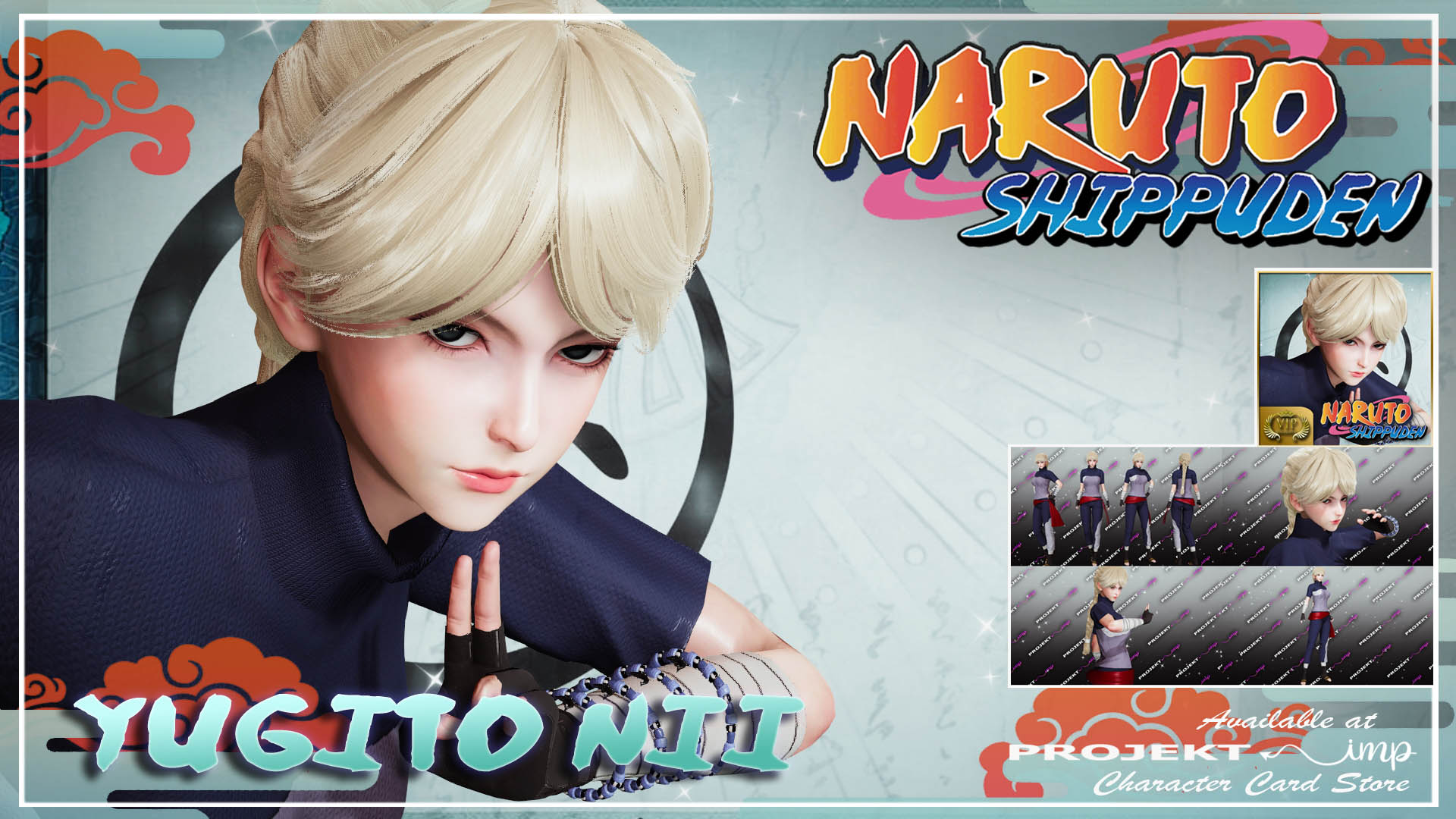 Projekt IMP 世界™ on X: [HS2AI] Naruto Shippuden ~ Yugito Nii ----------  Card & Mod Pack ---------- ▻ Download : t.coIfD2jwa6Di ▻ Gumroad :  t.coXSRm788NUR ▻ Payhip : t.coneoKQxCA1Y honeyselect2  fanart artwork 