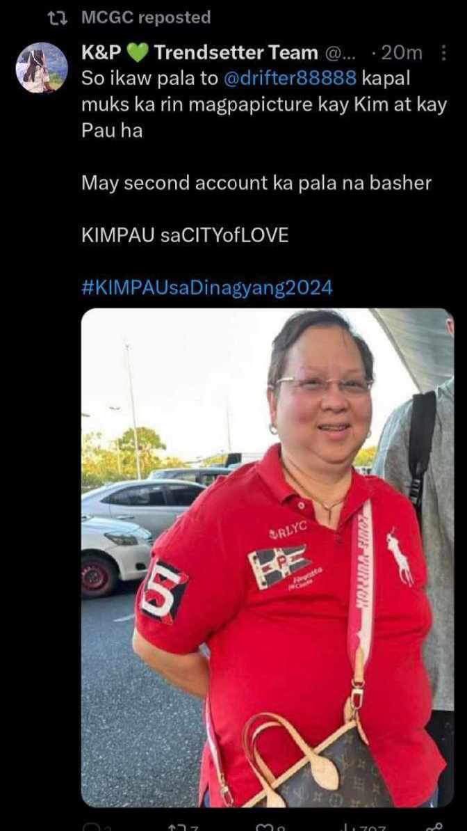aaksee888's tweet photo. @meizgwapa I am not the person you mentioned here. I am not a basher of Kim Pau. I am a long time friend of Kim n Pau. You need to correct what you post and apologize to me. Use social media in a good way. https://t.co/n5z0r5EK6Z
