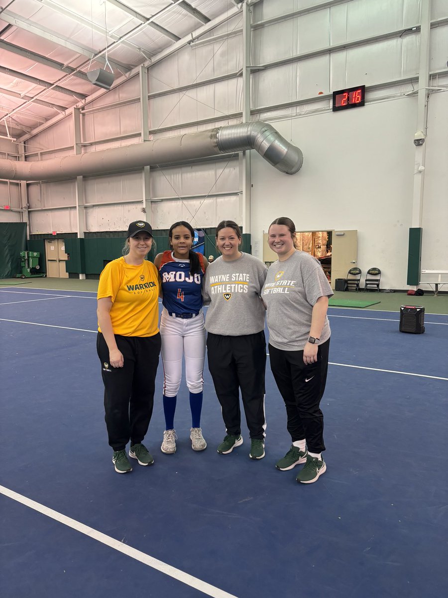 TNmojo08nemitz's tweet photo. Thank you, Wayne State University for hosting Ava Fellings at your camp today! #mojopride https://t.co/shWgpuA71l