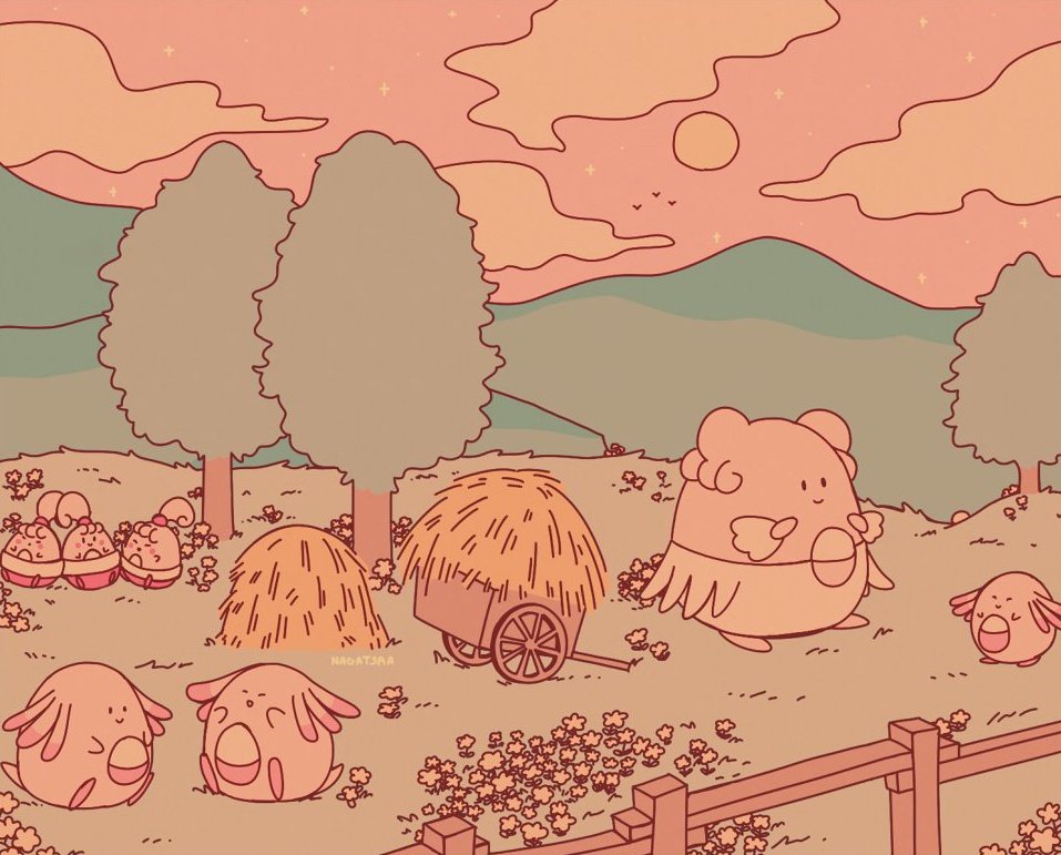 nagatsaa's tweet photo. blissey art inspired by my adventures in hisui
happy pokemon legends arceus day 💖 https://t.co/FYctBDTcLY