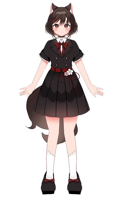 28日に初配信しました水瀬詩成花ちゃん( #Seeka_Existera )の衣装をお仕立てさせていただきました!応援よろしくお願いいたします 
