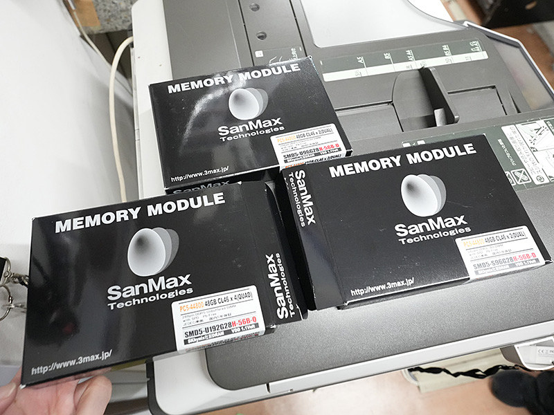 watch_akiba's tweet photo. 更新:SanMaxのDDR5-5600メモリに48GB×2枚組と4枚組、SO-DIMMもあり https://t.co/ywjNy2DaUc #自作PC #SanMax https://t.co/ja7dtdQPLM