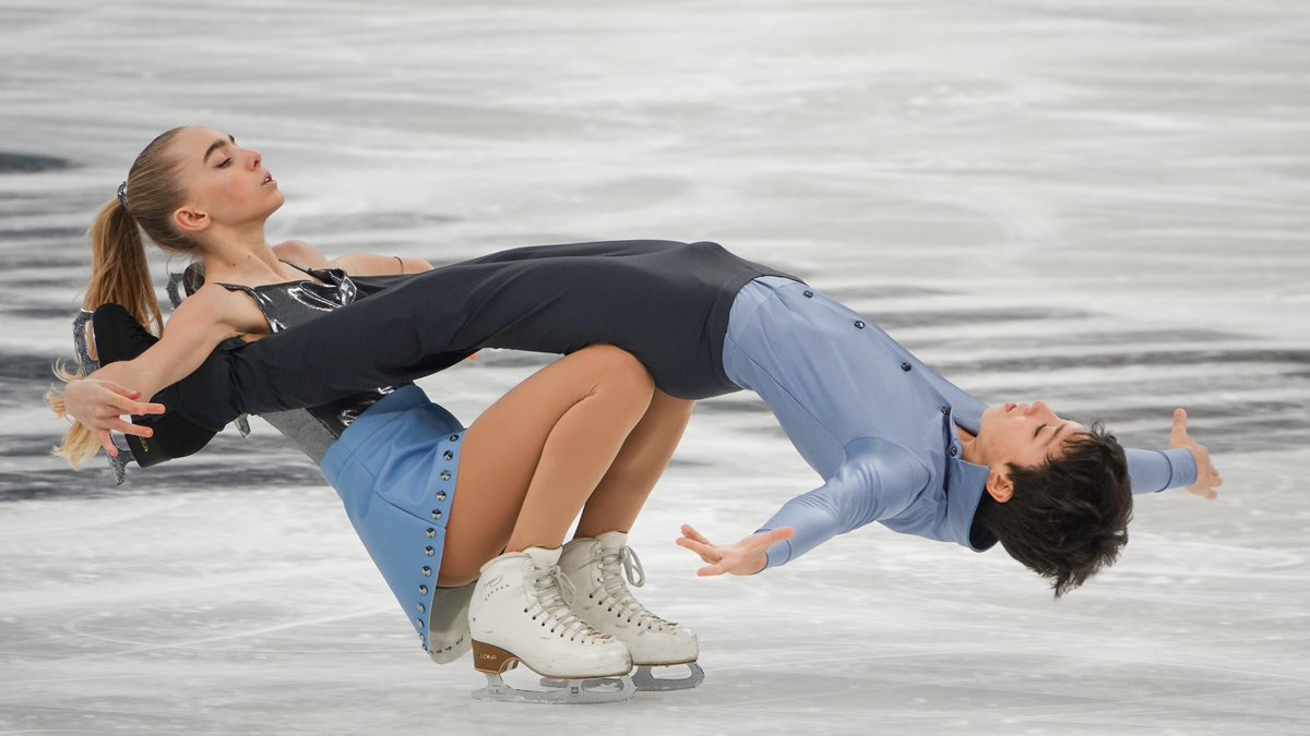 Zoe Bianchi (ITA) and Pietro Rota (ITA) performing at Figure Skating Ice Dance - Rhythm Dance at the Gangwon 2024 Youth Olympic Games in Gangneung, Republic of Korea.  Photo by Soyoung Bang/IOC Young Reporters