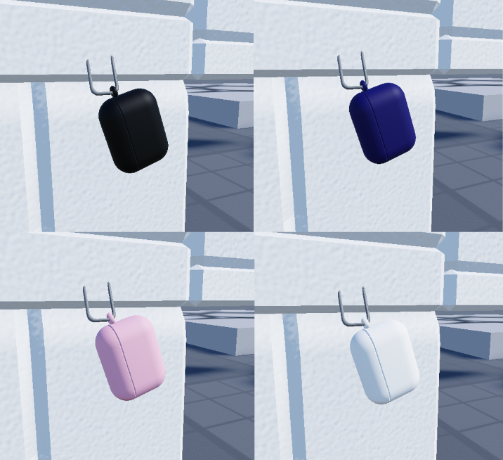 Gergatory1's tweet photo. I made some cool airpod case accessories for your roblox avatar! 

Check them out here: https://t.co/cxXnC7TiDz

#RobloxDev #RobloxArt #RobloxUGC #ROBLOX https://t.co/4sPvKxAdtj