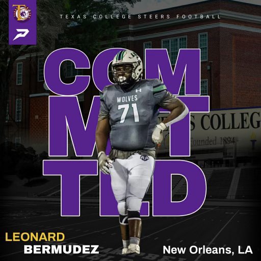 Leonard Bermudez (@leonardbermud) on Twitter photo After an official visit to Texas College, I’m proud to say that I’m committed and playing for Texas College. #GoSteers <a href="/Manmakerallday/">Nathaniel Jones</a> <a href="/CoachATBates/">Andrew Bates</a> <a href="/dfrancois23/">Devon Francois ™</a> After an official visit to Texas College, I’m proud to say that I’m committed and playing for Texas College. #GoSteers <a href="/Manmakerallday/">Nathaniel Jones</a> <a href="/CoachATBates/">Andrew Bates</a> <a href="/dfrancois23/">Devon Francois ™</a>