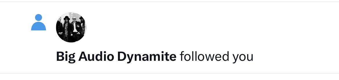 Life goal achieved. 

#BigAudioDynamite