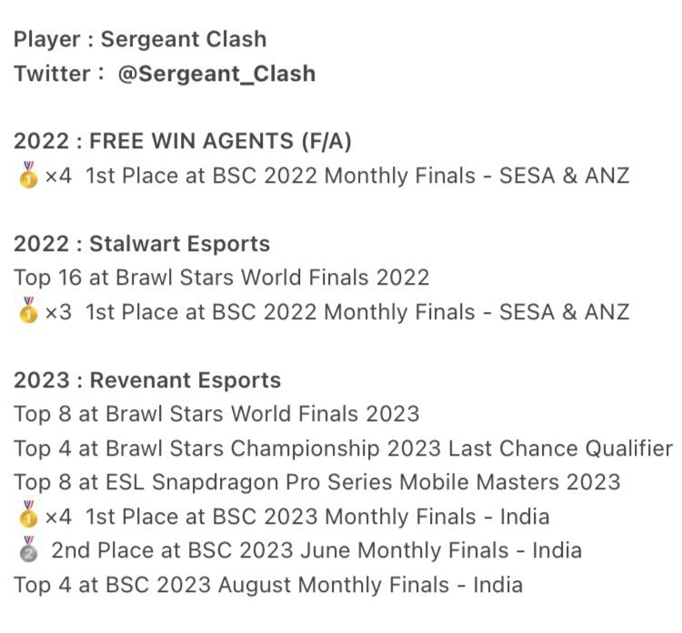 Ken-G (@kengz_bs) on Twitter photo We are looking for an organisation to represent in the 2024 Brawl Stars Championship.
Players:
Ken-G
<a href="/kengz_bs/">Ken-G</a>
Menmi
<a href="/Menmi_bs/">Menmi</a>
Sergeant Clash
<a href="/Sergeant_Clash/">Sergeant Clash</a>
For offers, please (ashmitsgh28@gmail.com) or DM (<a href="/Sergeant_Clash/">Sergeant Clash</a>)
❤️ & ♻️ appreciated
#BrawlStars #ブロスタ We are looking for an organisation to represent in the 2024 Brawl Stars Championship.
Players:
Ken-G
<a href="/kengz_bs/">Ken-G</a>
Menmi
<a href="/Menmi_bs/">Menmi</a>
Sergeant Clash
<a href="/Sergeant_Clash/">Sergeant Clash</a>
For offers, please (ashmitsgh28@gmail.com) or DM (<a href="/Sergeant_Clash/">Sergeant Clash</a>)
❤️ & ♻️ appreciated
#BrawlStars #ブロスタ