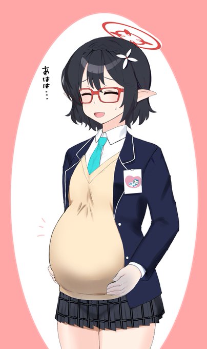 明日ファンボなどに投稿予定のブルアカ産む部今月はアヤネさんです!(あろな風 