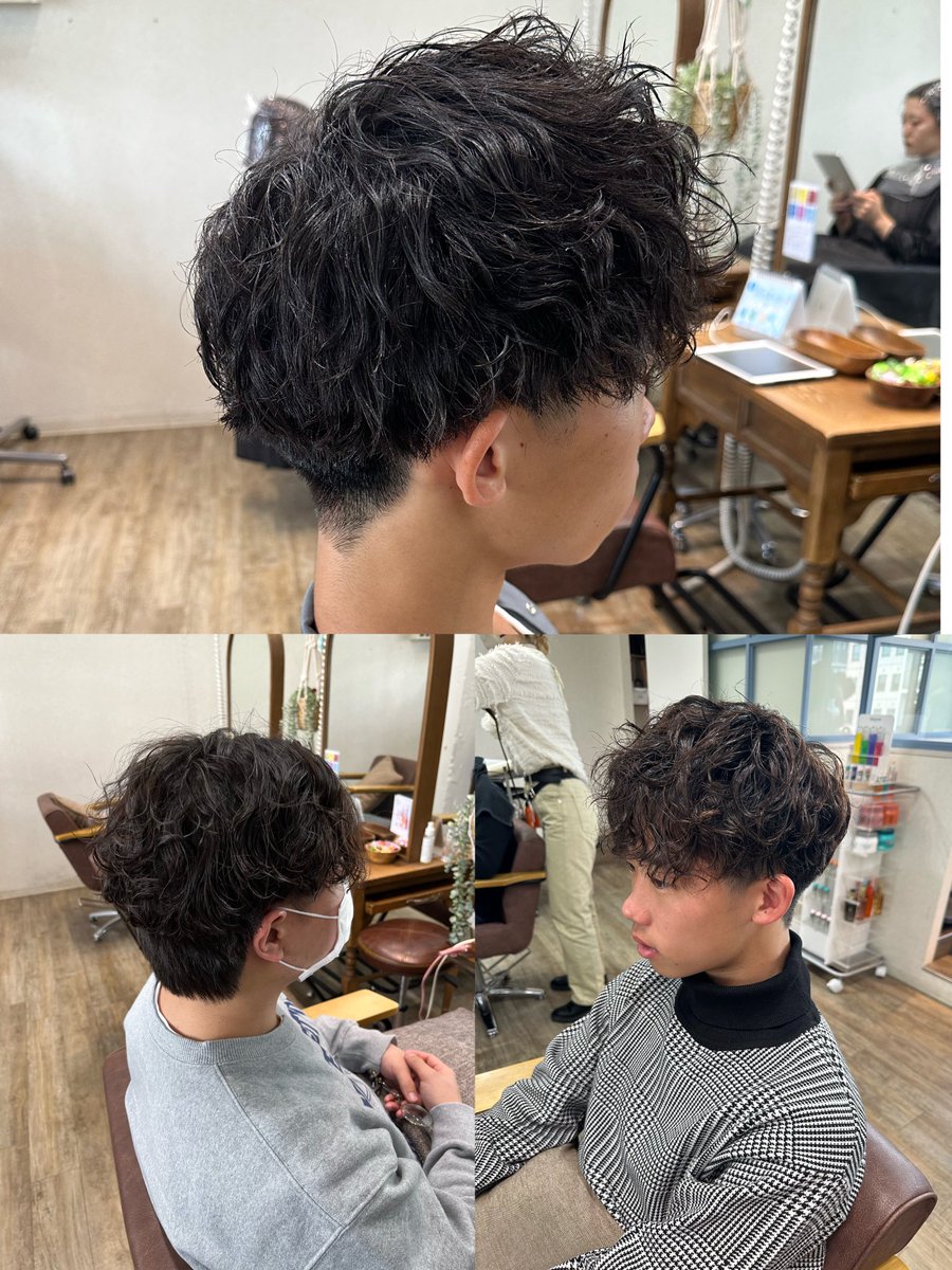 メンズパーマ🧑‍🦱✂️