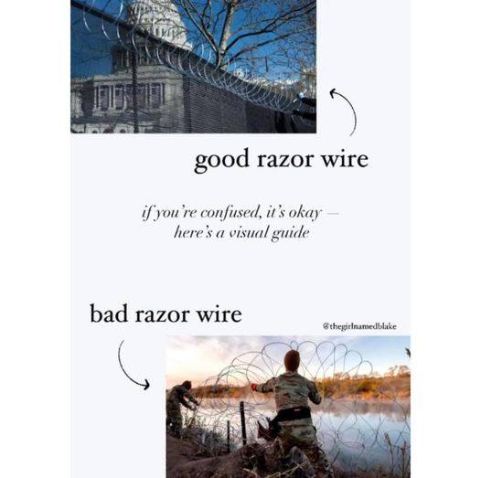 jamespyles's tweet image. This is so confusing. #razorwire