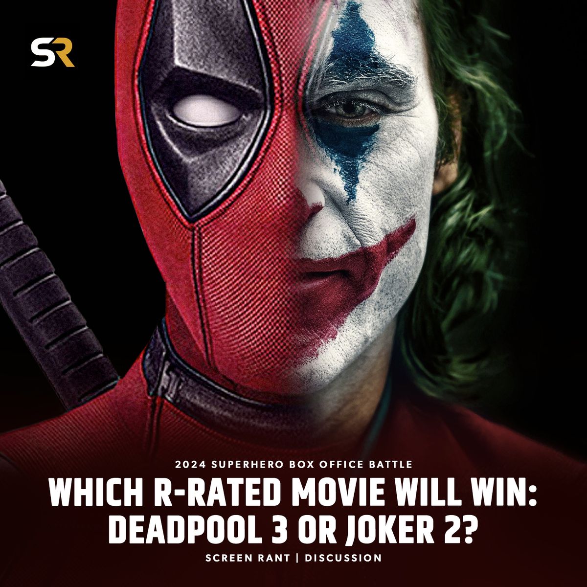 #Deadpool3 and #Joker: Folie à Deux will battle for the highest-grossing superhero movie of 2024. 🥊🍿 #Deadpool's connection to the #MCU and inclusion of #Wolverine gives it a strong advantage, but the first #Joker made $300M more than #Deadpool2. 🤑 bit.ly/3SzNuJh