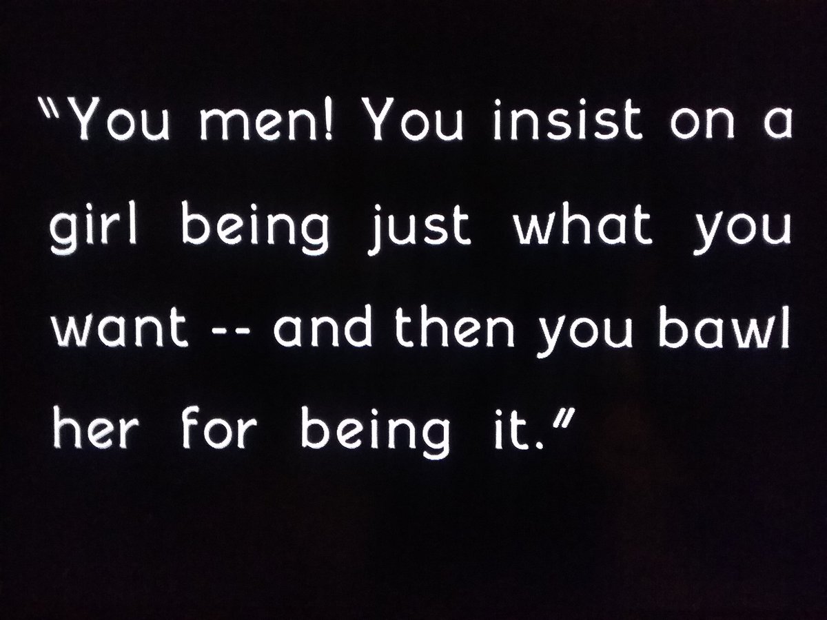 TCMCult's tweet photo. #WhyBeGood Evidently, women have been saying this since the beginning of time. 🤣🤣
#TCMParty https://t.co/PeWmPSv4Tg