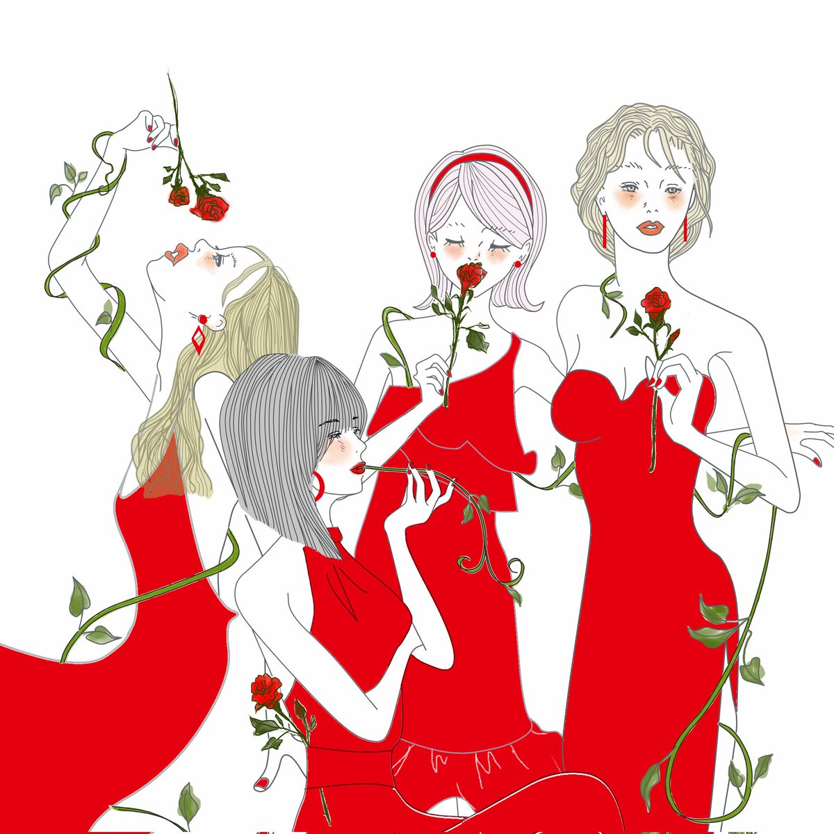 bodyart_k's tweet image. #GENSEKI にて
#techu ちゃんのジャケットデザインコンテストで佳作をいただきました!!*
嬉しい審査コメントもありがとうございます(^^)
#illust #illustraion #ガールズイラスト 
#絵描きさんと繫がりたい