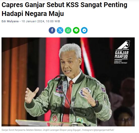 Ganjar Pranowo dan Mahfud MD adalah tandem yang cocok untuk memimpin Indonesia ke arah kemajuan melalui KSS . Kesejahteraan berkali lipat, Indonesia Hebat ! @siegiakx25086 
#GanjarMahfud2024
#GanjarPresidenRakyat
#KratonBersamaRakyat