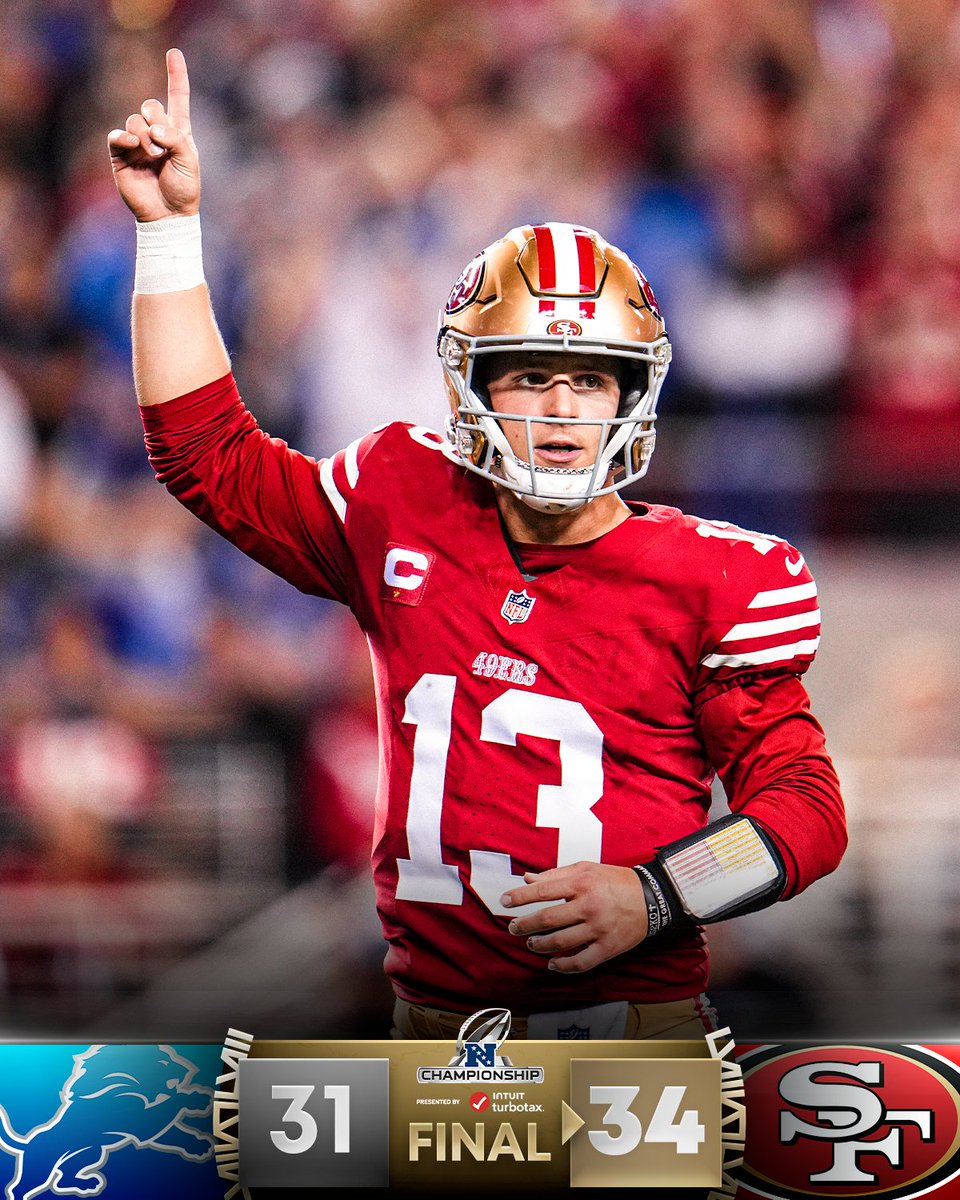 FINAL: @49ers are heading to #SBLVIII! #NFLPlayoffs