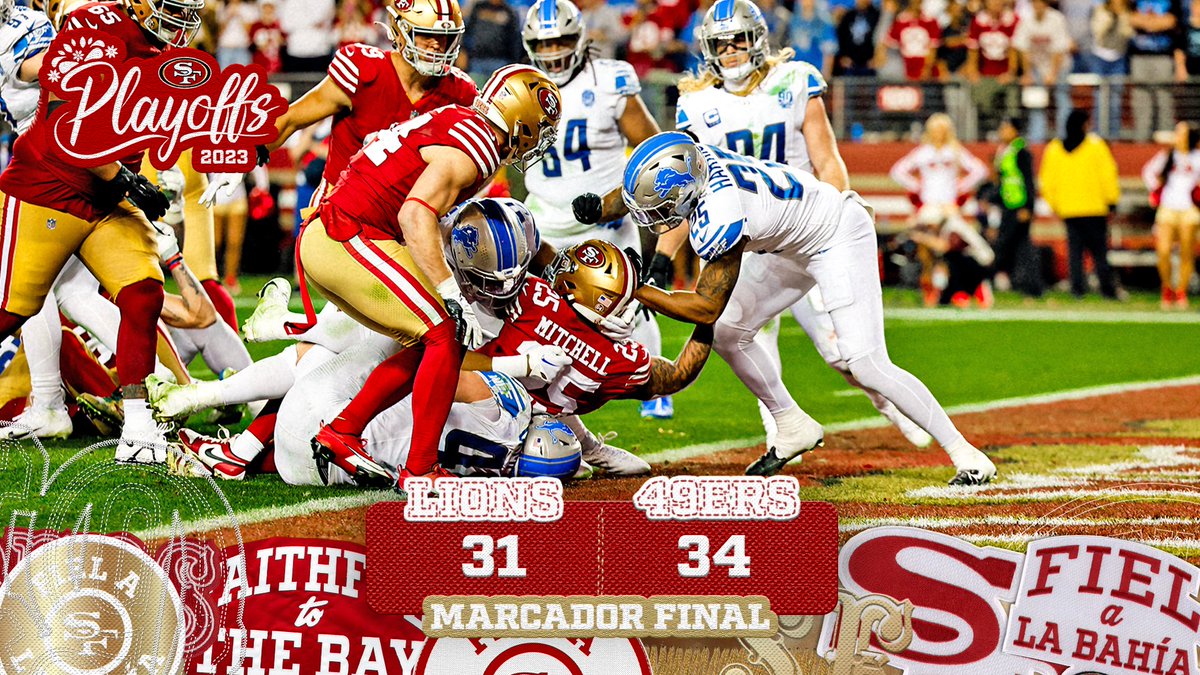 ¡SOMOS LOS CAMPEONES DE LA NFC! 😎

Y sí…

ESTAMOS

EN

EL

SUPER BOWL

#DETvsSF

#PorLaBahía x #FTTB