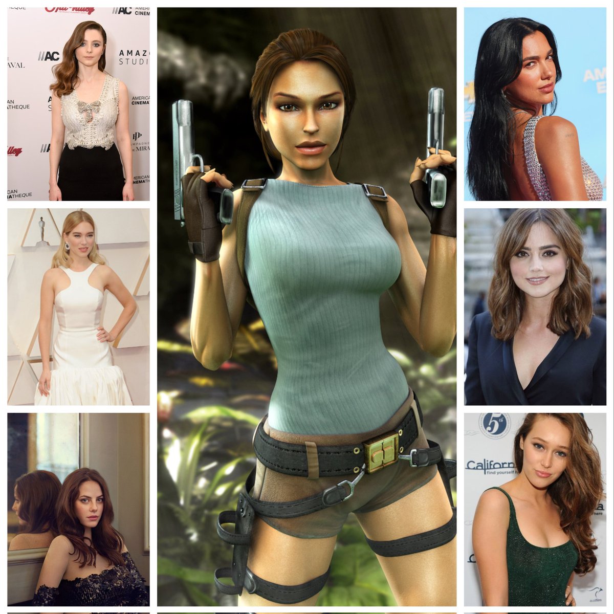 here's my next picks for who should be #LaraCroft in the #TombRaiderRebootMovie, I nominated #ThomasinMcKenzie, #LeaSydoux, #KayaScodelario, @DUALIPA, @Jenna_Coleman_ or @DebnamCarey for the role. #TombRaiderMovie #TombRaiderReboot #TombRaider