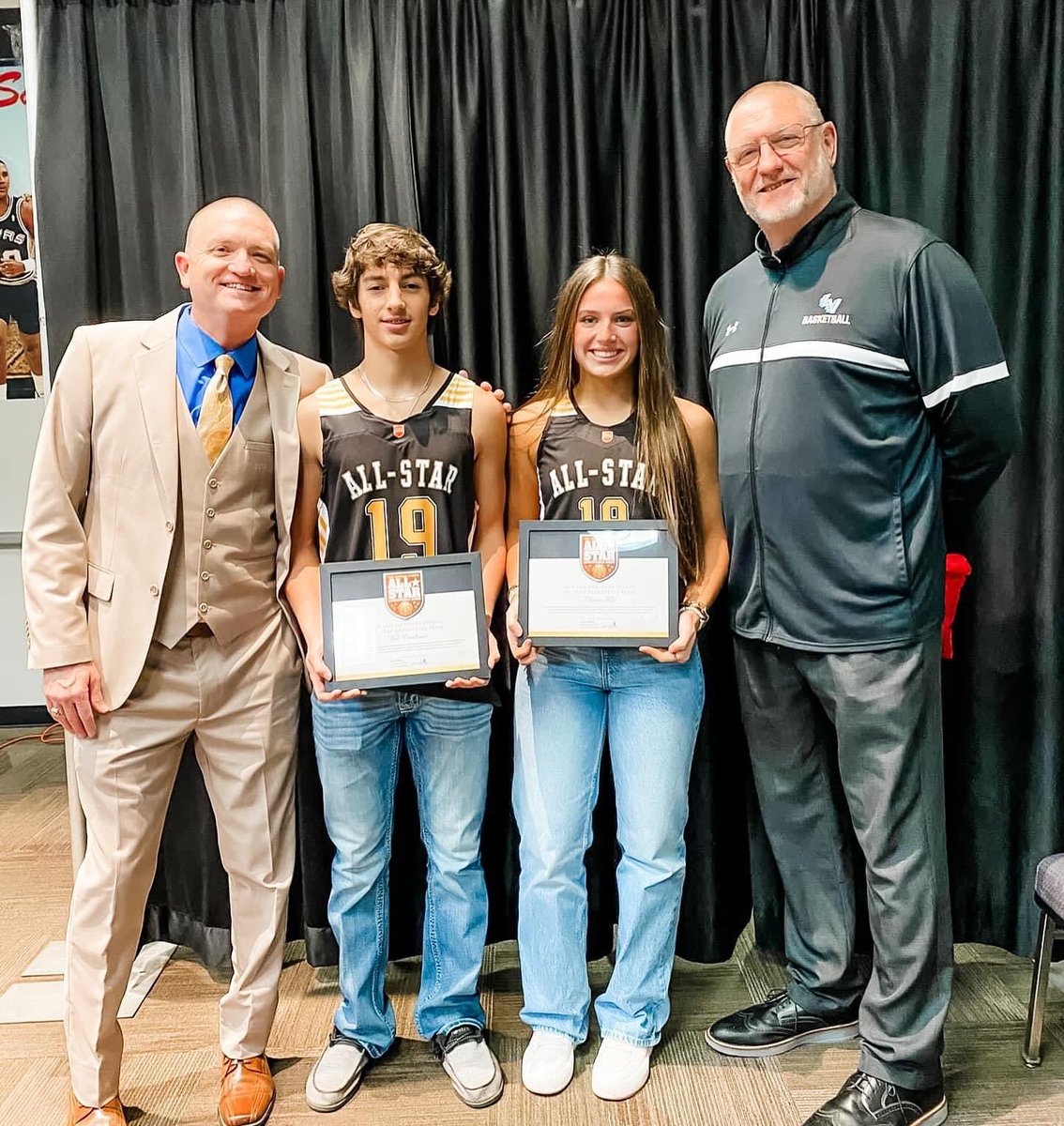 Very proud of <a href="/claira_fike/">Claira Fike 2024</a> on making the San Antonio Sports All-Star game. Congrats on this great accomplishment! Big shout out to <a href="/KelCardenas23/">Kel Cardenas</a> from our boys basketball team who was also selected! <a href="/Nick_TXHSGBB/">Nick Alvarado</a> <a href="/Coach_Molder/">Brad Molder</a> <a href="/hinojosa_david/">David Hinojosa</a> <a href="/LaVerniaNews/">La Vernia News</a>