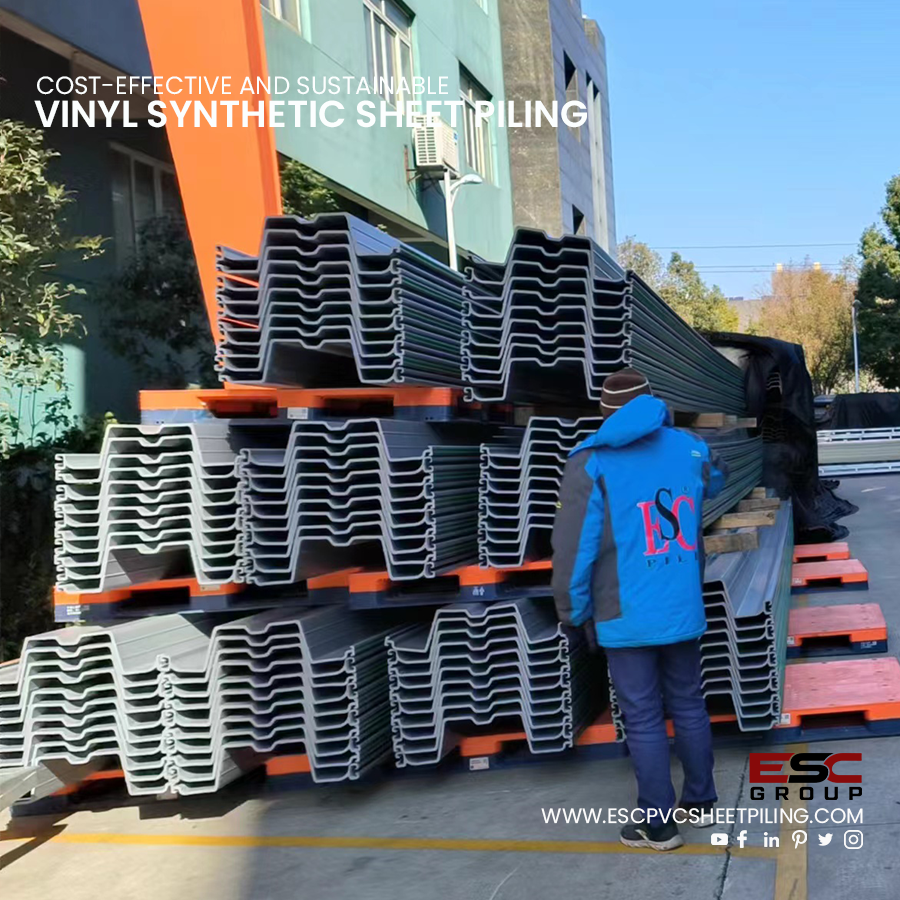 ESCPileSteel's tweet image. Plastic sheet piles manufactured by ESC are mainly utilized to establish sustainable water barriers in harbors or serve as cut-off walls for flood protection. #vinylsheetpiling #pvcsheetpile #seawall #construction 

✉️ info@escpvcsheetpiling.com 📞 +852 8198 2349
