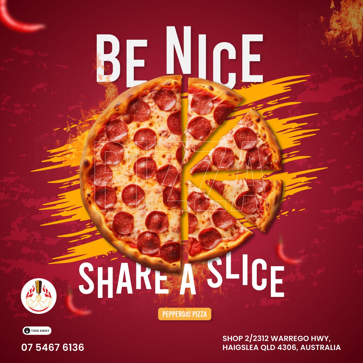 🍕🍕 𝗣𝗲𝗽𝗽𝗲𝗿𝗼𝗻𝗶 𝗣𝗶𝘇𝘇𝗮 🍕🍕

BE NICE
Share a Slice

📞 𝐎𝐫𝐝𝐞𝐫 𝐍𝐨𝐰
[ 07 5467 6136 ]

🌐 𝗩𝗶𝘀𝗶𝘁 𝗢𝘂𝗿 𝗪𝗲𝗯𝘀𝗶𝘁𝗲
overthetopkebabs.com.au
.
.
.
#pizza #pizzatime #pepperonipizza #hawainpizza #food #sydneyfoodie #QLD