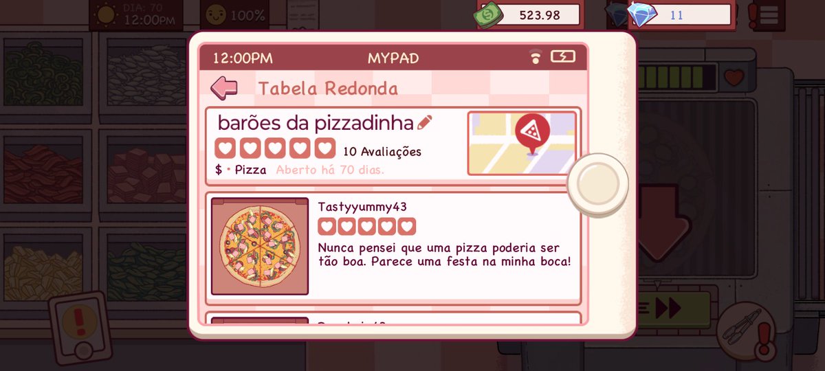 simplesmente pensei no nome perfeito pra minha pizzaria no good pizza great pizza 👍