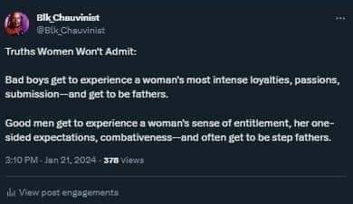 AdrianX_Maat's tweet photo. So don't come for me. It's not about lame a$$  game that you guys keep preaching about, it's the tainted psychology of the Americanized female. These 304s ain't changing anytime time soon. https://t.co/95fup8xu7x