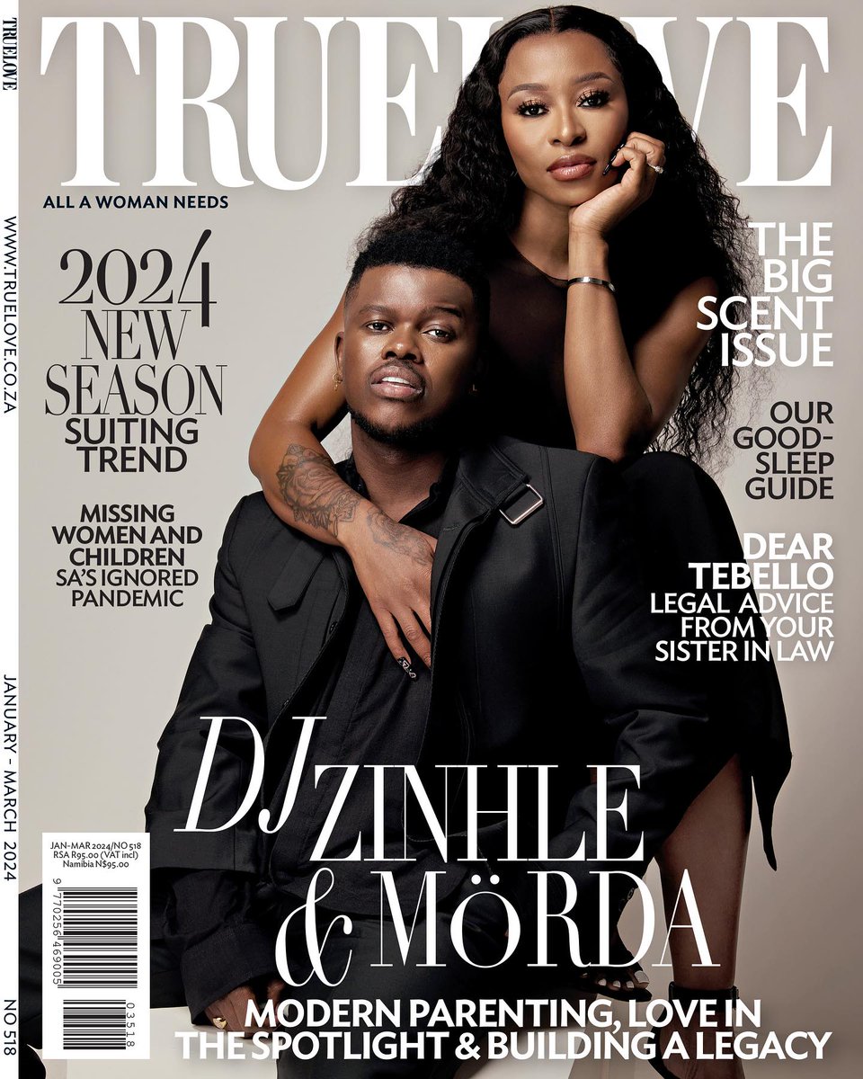 MDNnewss's tweet photo. DJ Zinhle and Murdah Bongz cover the latest  issue of Truelove magazine.. https://t.co/aq4AwQwzkQ