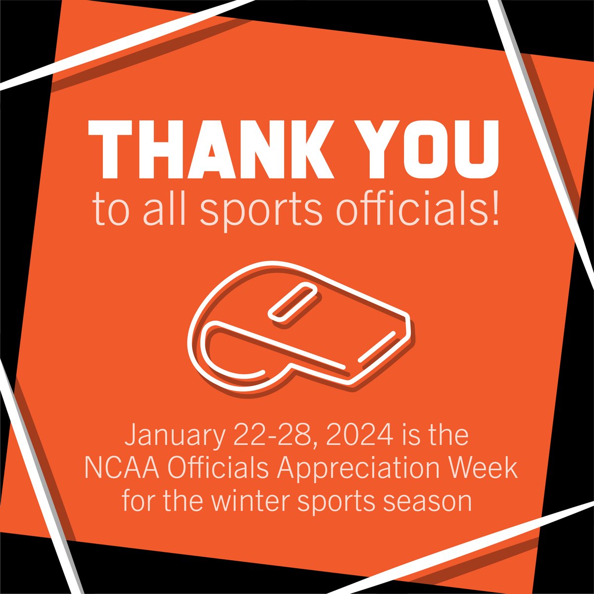 This week is NCAA Officials Appreciation Week! Share some love for your NCAA officials in the comments! #NCAA #NCAAOfficialsAppreciationWeek #Officials