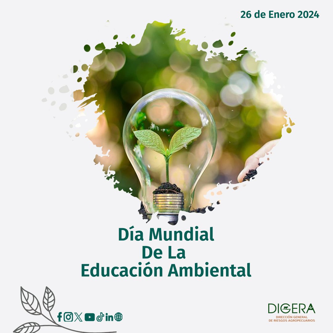 digera_rd's tweet photo. ¡Celebrando el Día Mundial de la Educación Ambiental! Hoy recordamos la importancia de aprender y enseñar sobre la preservación de nuestro planeta. Cada pequeño esfuerzo cuenta, ¡juntos podemos marcar la diferencia!
#DIGERA
#EducacionAmbiental #Sostenibilidad https://t.co/sVBmJddquF