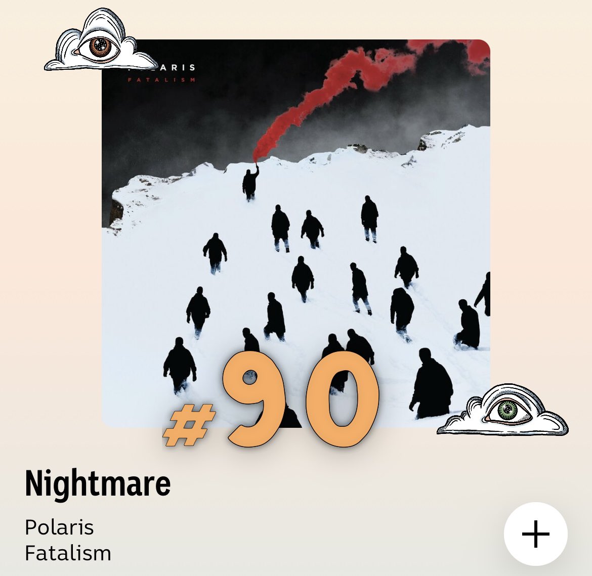 _ellyg_'s tweet photo. #90 @PolarisAus - ‘Nightmare’ #Hottest100 https://t.co/8A3hRXwfSQ