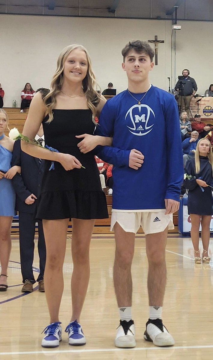 Our girl, Sophie, representing on the 2024 Homecoming Court. 💙👸 The shoes! 😎