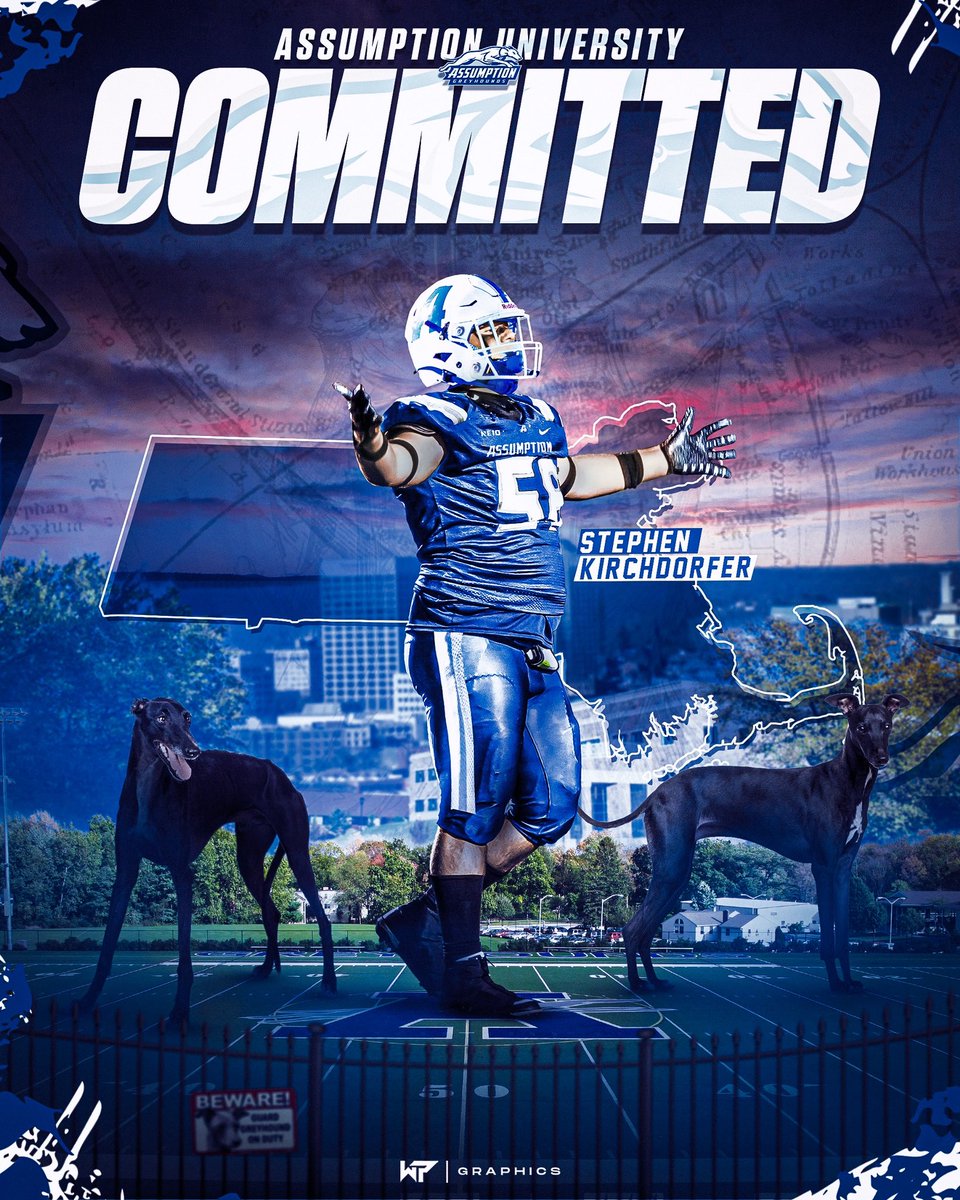 I want to start by thanking my family, coaches, and friends for the support over the past 4 years. I’m blessed to be given the opportunity to continue my athletic and academic career at The Assumption University! #rollhounds