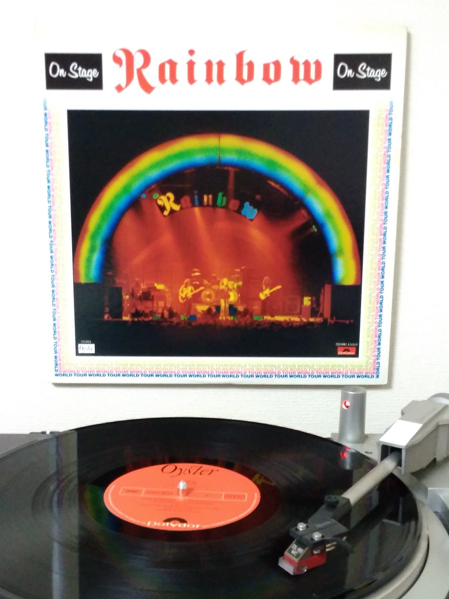Rainbow - On Stage (1977) 
#nowspinning #NowPlaying️ #アナログレコード
#vinylrecords #vinylcommunity #vinylcollection 
#classicrock #britishrock #hardrock #heavymetal 
#rainbowband #ritchieblackmore #ronniejamesdio #cozypowell