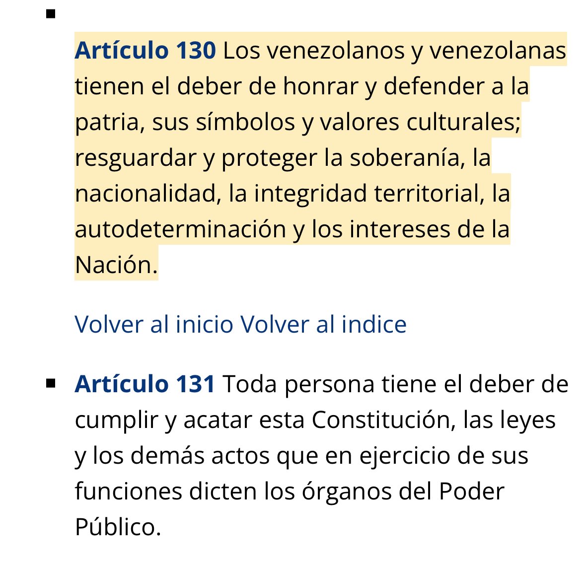 A María Corina le leen el Artículo 130 y 131 de la constitución y no cumple ni el encabezado.
Porque ni venezolana se le puede llamar a esa señora.

15 años es un regalo, una suerte.. no diré más!
