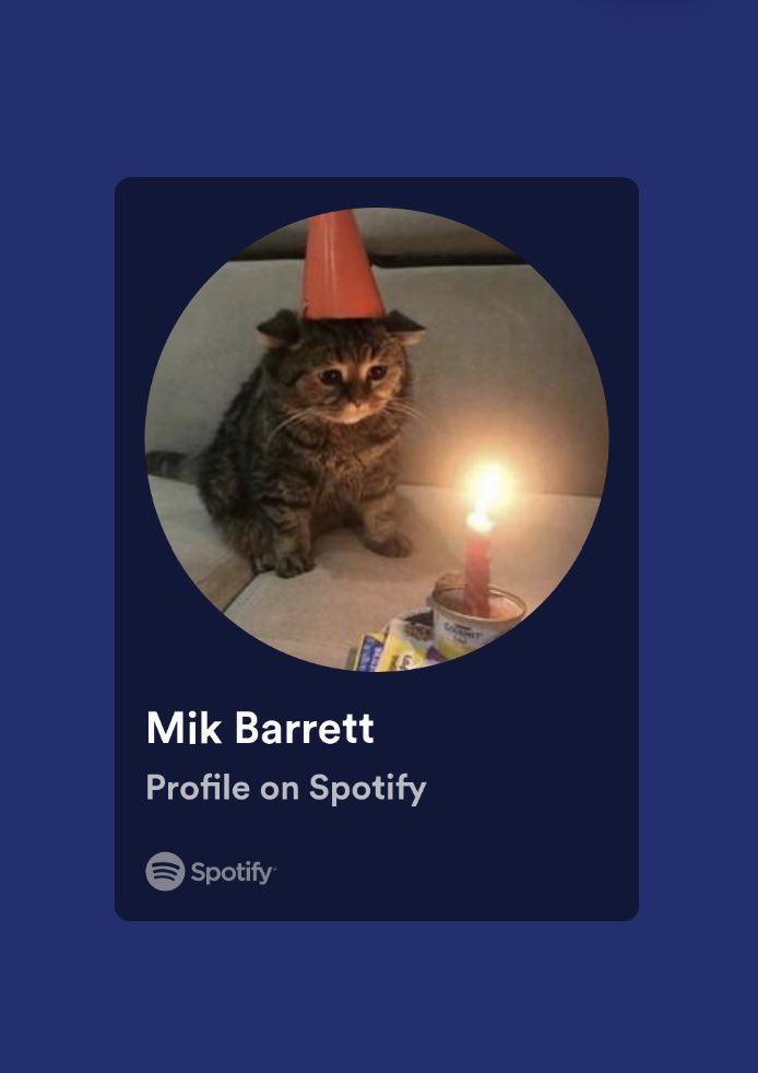 If anyone wants to hit my Spotify!!