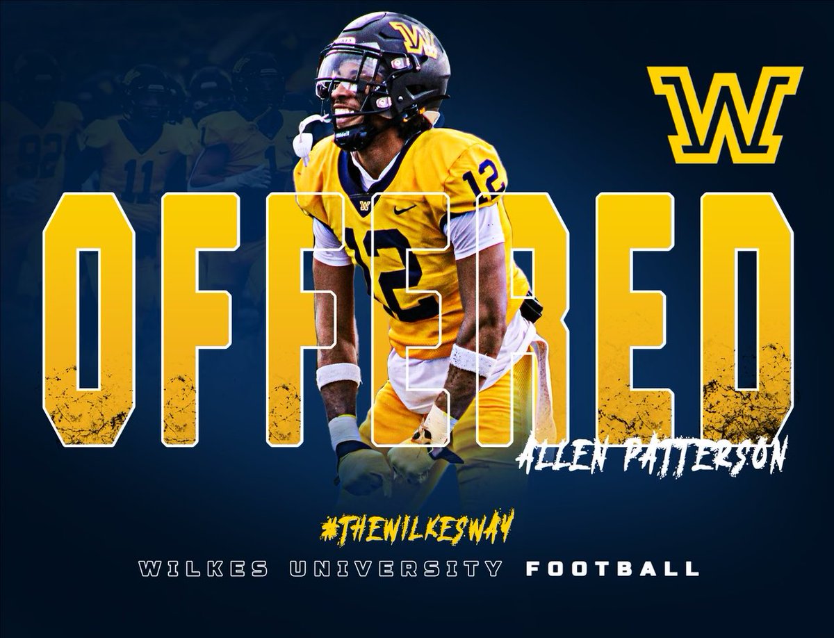I am beyond blessed to have received my third offer from <a href="/WilkesFootball/">Wilkes Football</a> ! <a href="/GoMVB/">GoMVB Sports - Recruit Content for College Coaches</a> <a href="/HVBulldogs_FB/">Hopewell Valley Central Football</a> <a href="/CoachKDickerson/">Coach Dickerson</a>