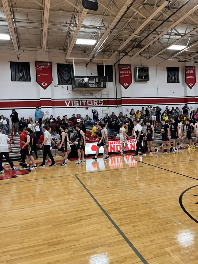 Olly Reed Sports (@ollyreedsports) on Twitter photo Final from BHS: #WVPrepBB
East Fairmont 54, Bridgeport 50.
Jackson Crouso (<a href="/jackson_crouso/">Jackson Crouso</a>) led the Bees with 25 points and 10 rebounds, Maddox Boyers added 14 points.
Ashton Curry led the Indians with 11 points, Ben Bifano added 10 points and 4 rebounds.
Bridgeport falls to Final from BHS: #WVPrepBB
East Fairmont 54, Bridgeport 50.
Jackson Crouso (<a href="/jackson_crouso/">Jackson Crouso</a>) led the Bees with 25 points and 10 rebounds, Maddox Boyers added 14 points.
Ashton Curry led the Indians with 11 points, Ben Bifano added 10 points and 4 rebounds.
Bridgeport falls to