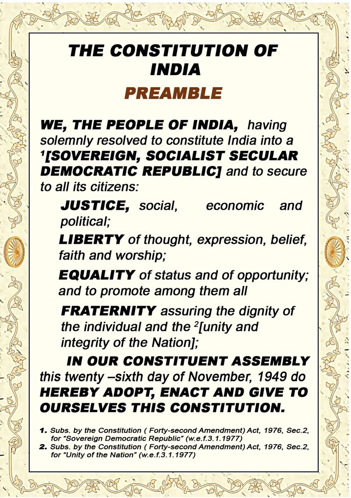 basant_paneri's tweet photo. We celebrate our #constitution today.
So, learn it to protect it.🇮🇳
#RepublicDay2024 #preamble #JaiHind 
@ccoi_1947 https://t.co/8iRInnM5WO