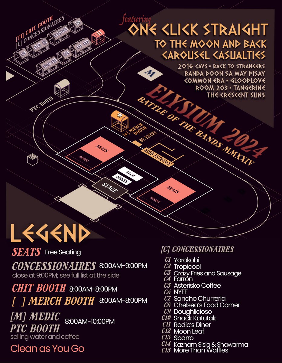petrichor2024's tweet photo. Before the gates of Elysium open, the god of the underworld would like to present a map to guide you. 

He would also like to reiterate that Elysium 2024 tickets are available at Kala Lane until 2PM and at the drop-off area from 2PM onwards.

Welcome to hell.  #Elysium2024 📷 https://t.co/YrH03aWR4e