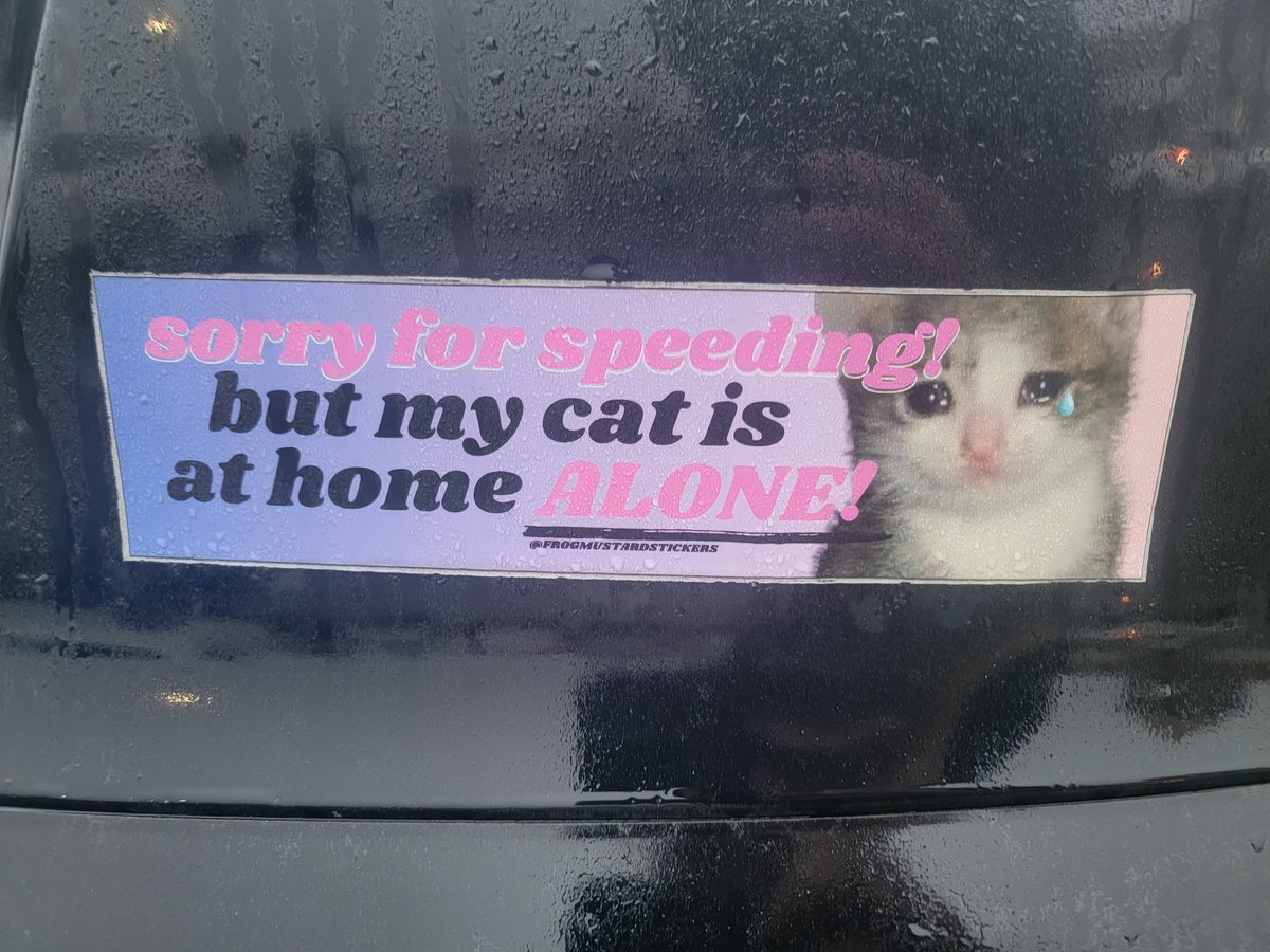 Saw a great bumper sticker today.
