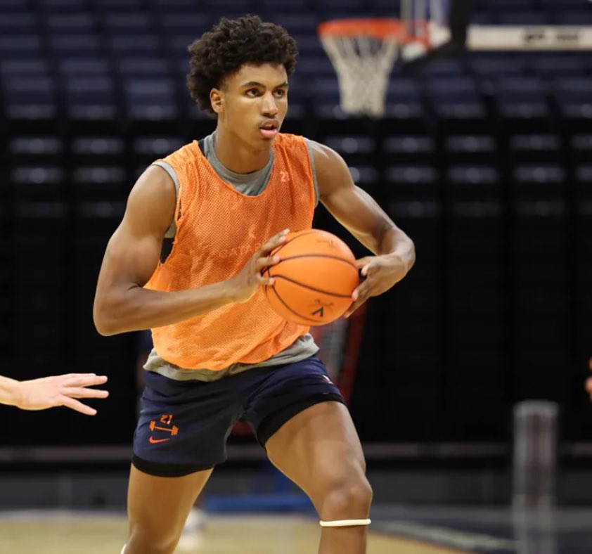 Anthony Robinson is getting BIG.

He’s “trying to rip the rim off, which is beautiful .. We’ve got big guys, but not as bouncy as he is. It’s crazy to see, because I think he’s just starting to realize how big he is &amp; how he can move people .. It's kind of his gift.” (Wilkins)